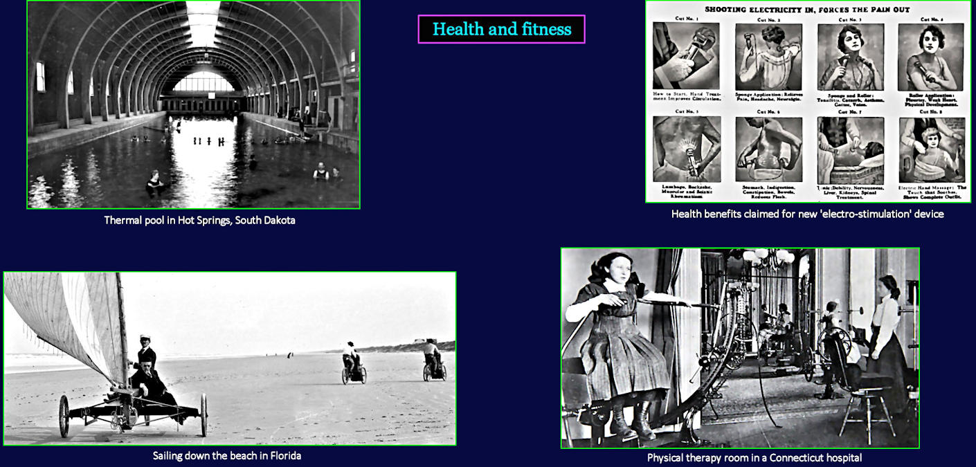 Health and fitness, 1910